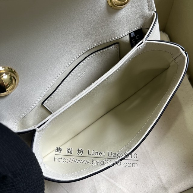 Gucci專櫃古馳最新款Blondie互扣單肩斜挎鏈條女包 jh2313型號：724645